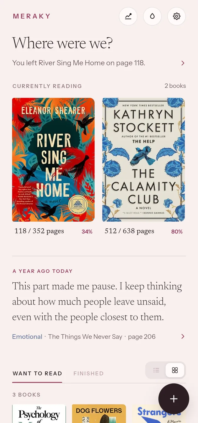 The same shelf on Bloom paper